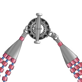 Triangle Caravan Necklace Instructions